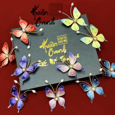 Bộ Sưu Tập Cài Tóc Hồ Điệp Ngũ Sắc